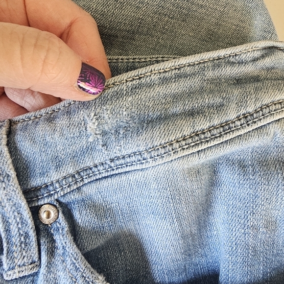 Seven7 Jeans Size 24‎ Stars and Seven Back Pocket Straight Leg High Rise - Picture 12 of 17